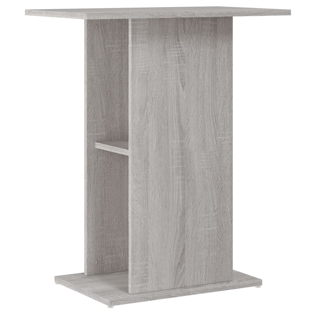 Aquarium Stand 60,5x36x72,5 cm Engineered Wood Grey sonoma 60.5 cm