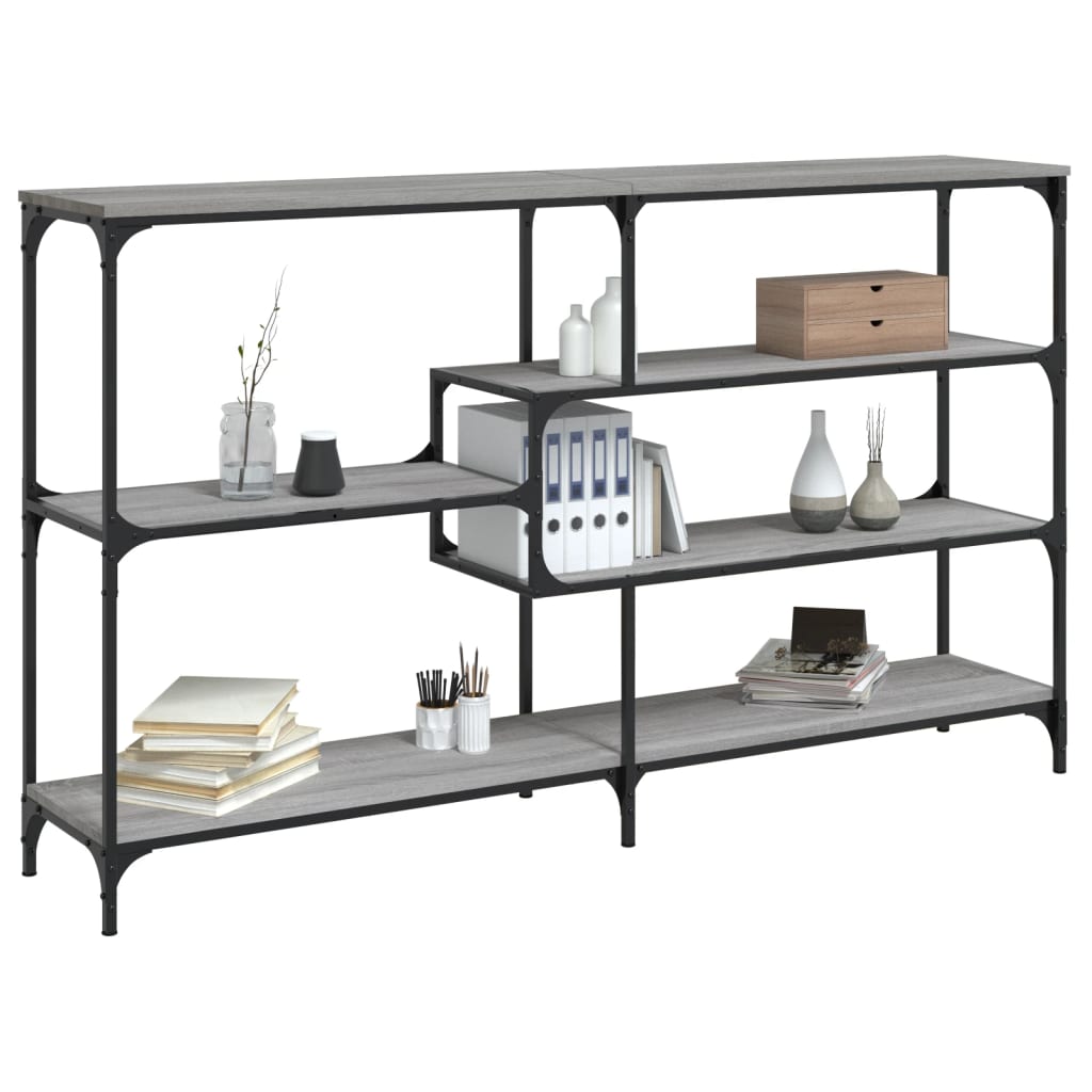 Console Table 103x32x95 cm Engineered Wood Grey sonoma 160 cm