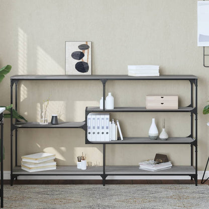 Console Table 103x32x95 cm Engineered Wood Grey sonoma 160 cm