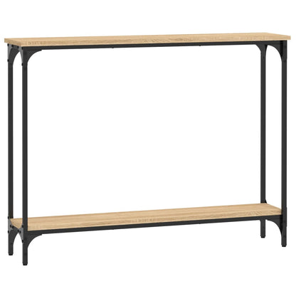 Console Table 75x22,5x75 cm Engineered Wood Sonoma oak