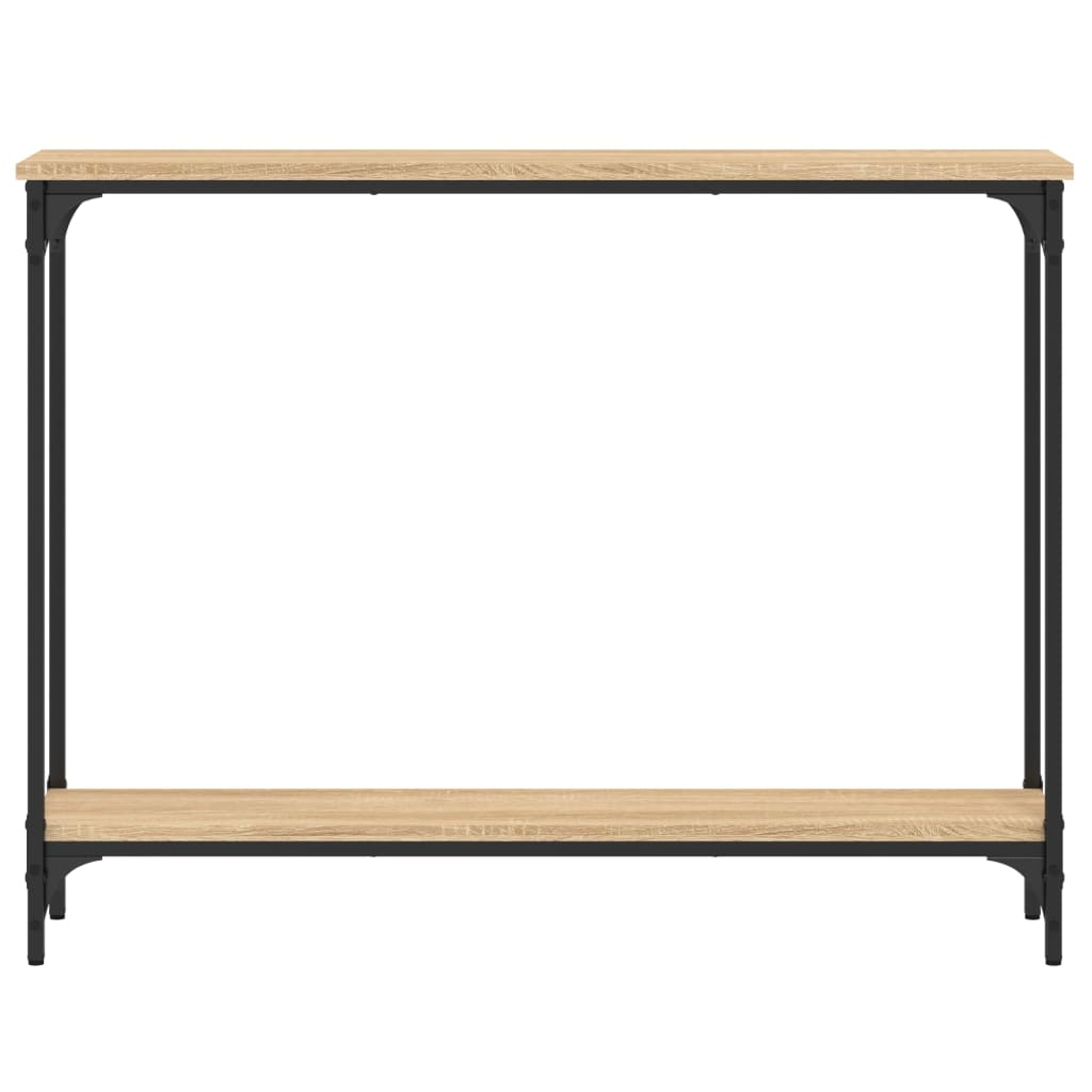 Console Table 75x22,5x75 cm Engineered Wood Sonoma oak