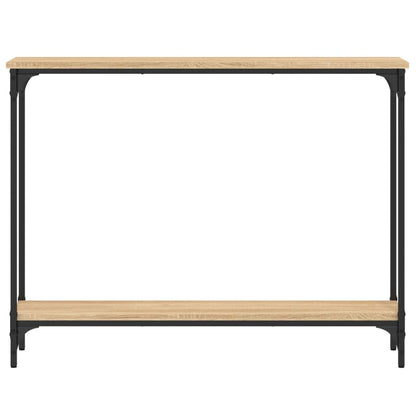 Console Table 75x22,5x75 cm Engineered Wood Sonoma oak