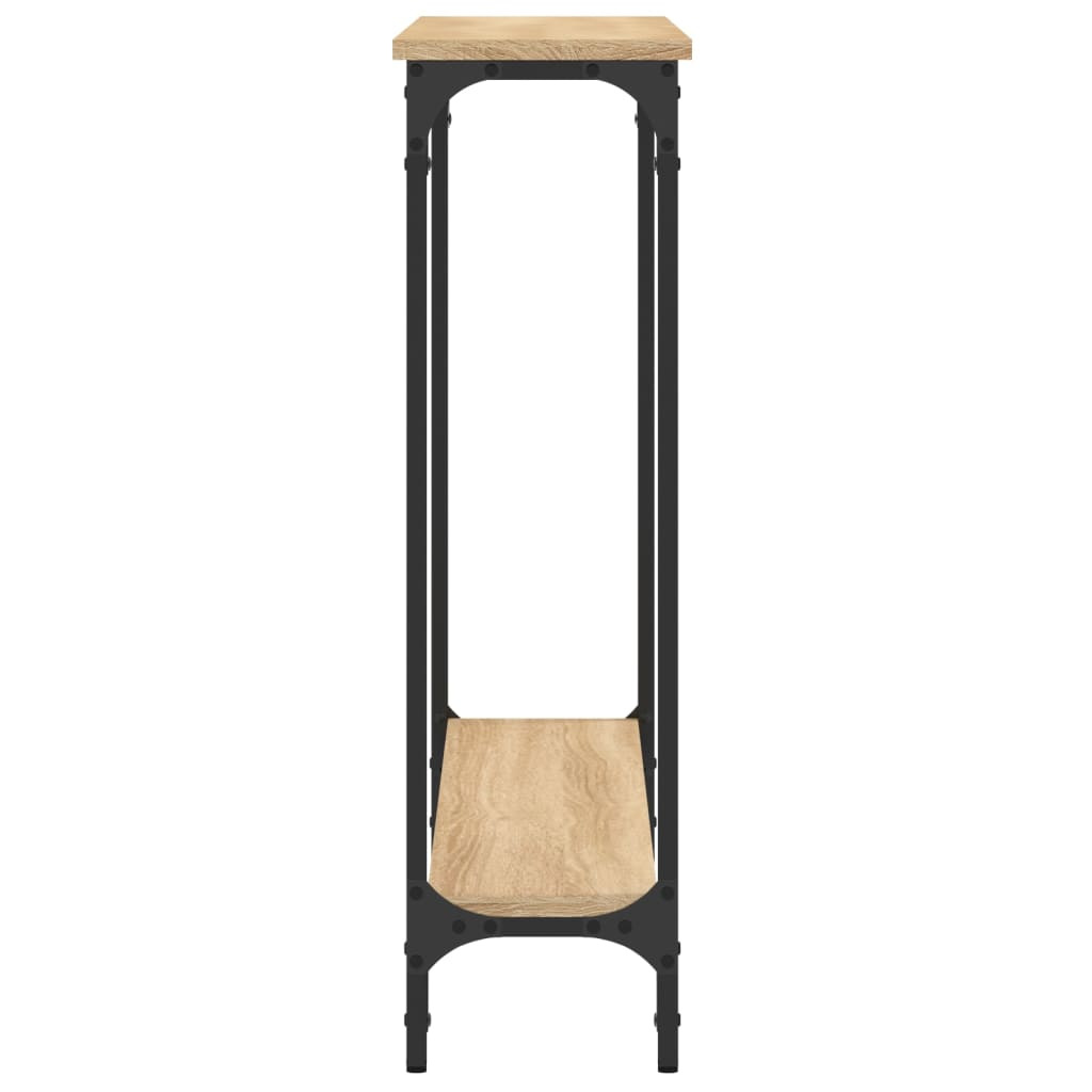 Console Table 75x22,5x75 cm Engineered Wood Sonoma oak