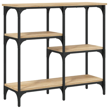 Console Table 160x29x75 cm Engineered Wood Sonoma oak 80 cm