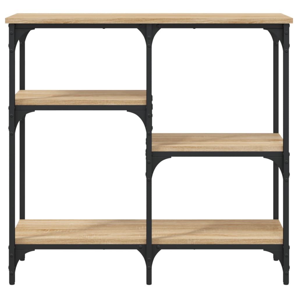 Console Table 160x29x75 cm Engineered Wood Sonoma oak 80 cm