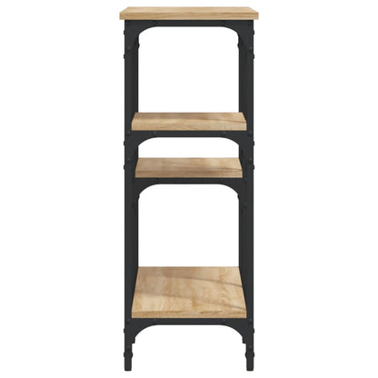 Console Table 160x29x75 cm Engineered Wood Sonoma oak 80 cm