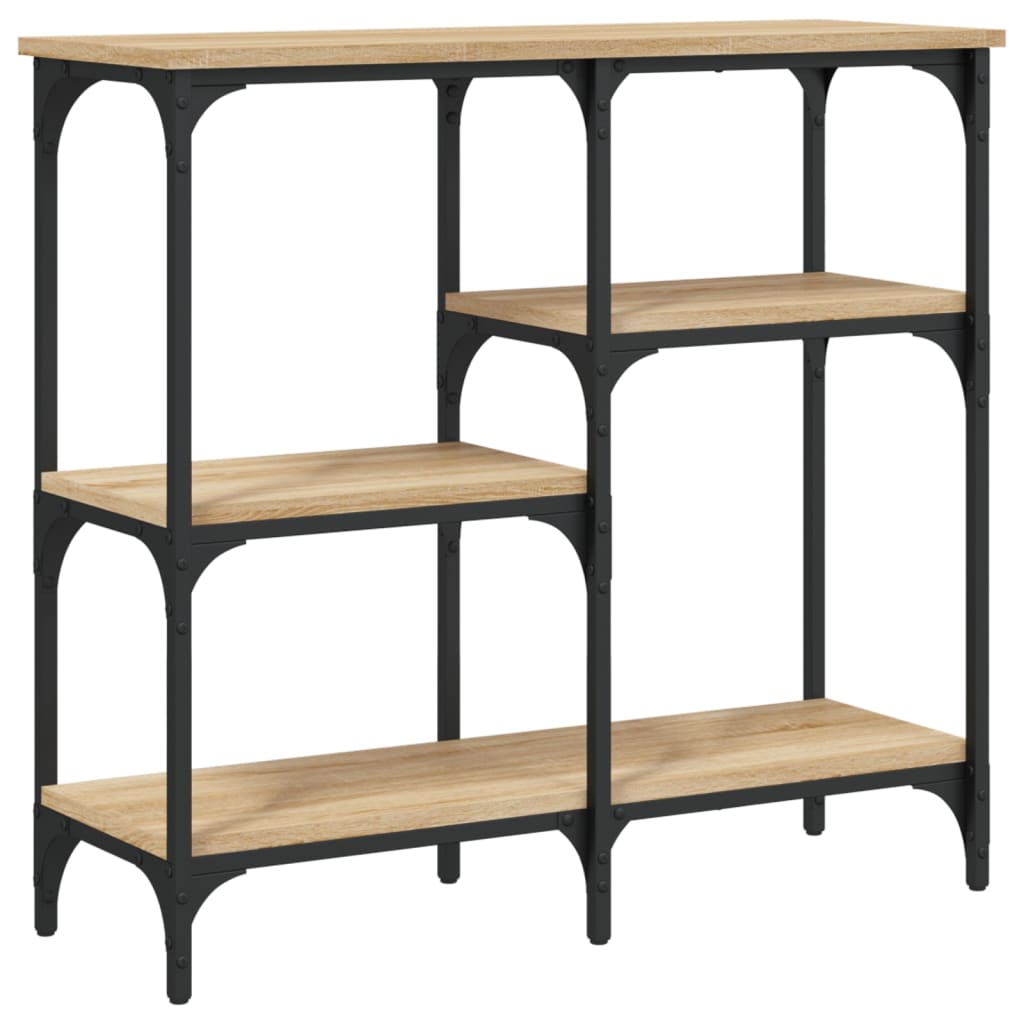 Console Table 160x29x75 cm Engineered Wood Sonoma oak 80 cm