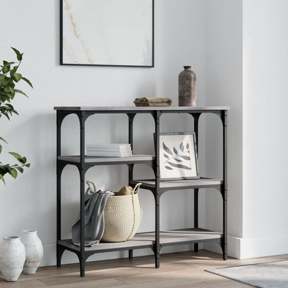 Console Table 160x29x75 cm Engineered Wood Grey sonoma 80 cm