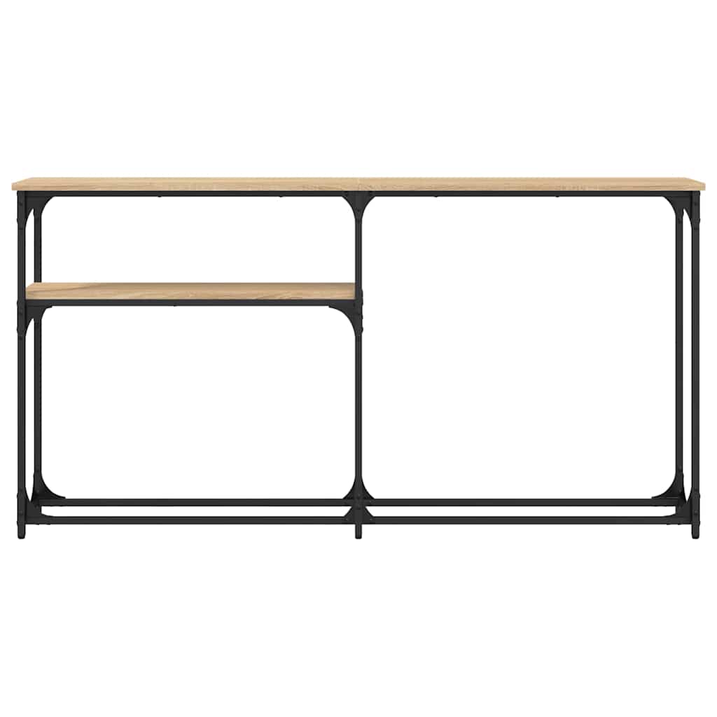 Console Table 90x22,5x75 cm Engineered Wood Sonoma oak