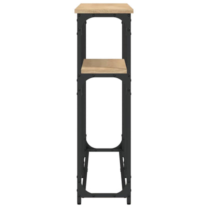 Console Table 90x22,5x75 cm Engineered Wood Sonoma oak