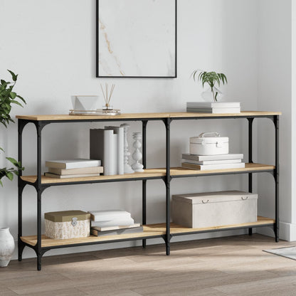 Console Table 100x29x75 cm Engineered Wood Sonoma oak 150 cm