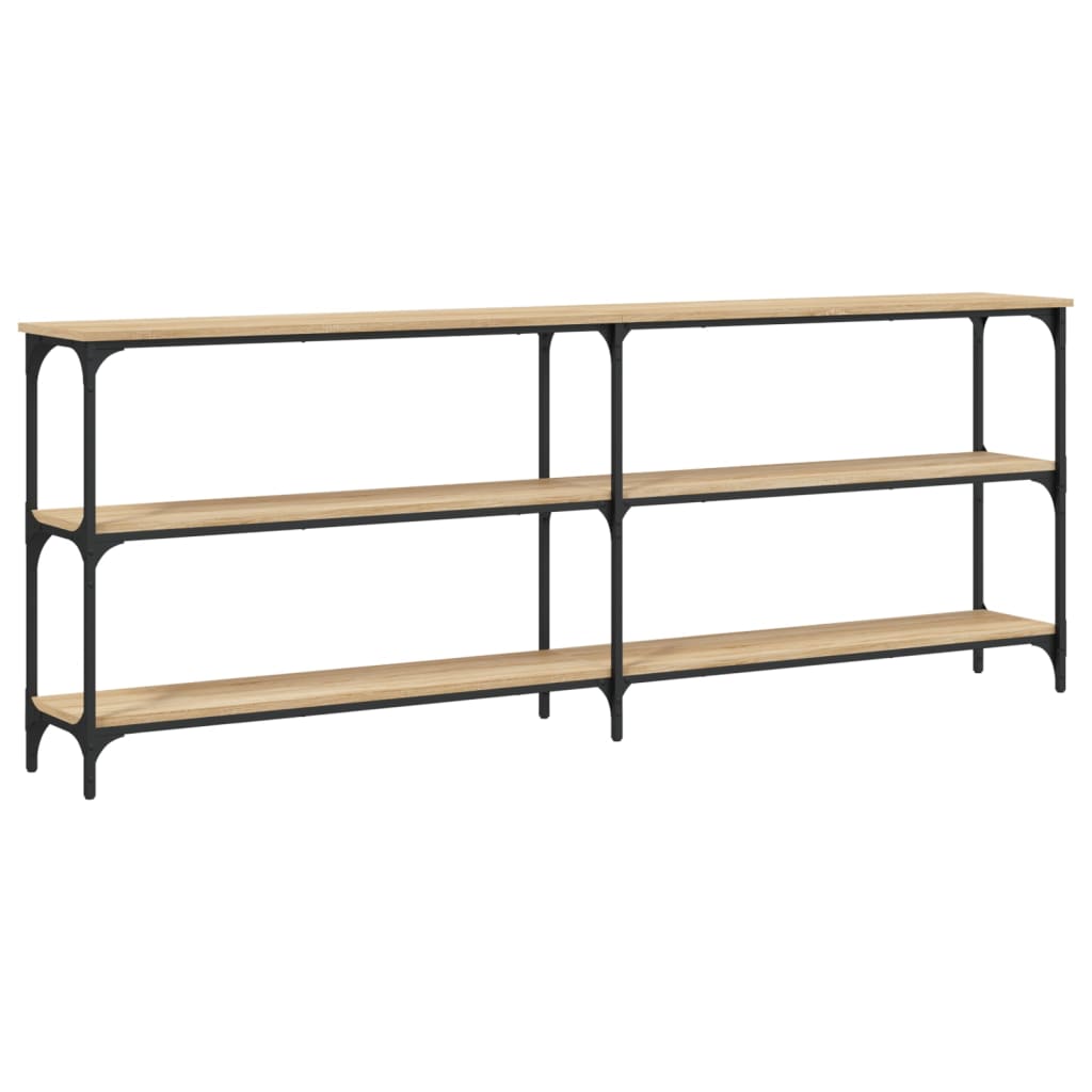 Console Table 100x29x75 cm Engineered Wood Sonoma oak 200 cm