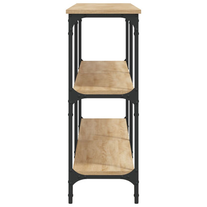 Console Table 100x29x75 cm Engineered Wood Sonoma oak 200 cm