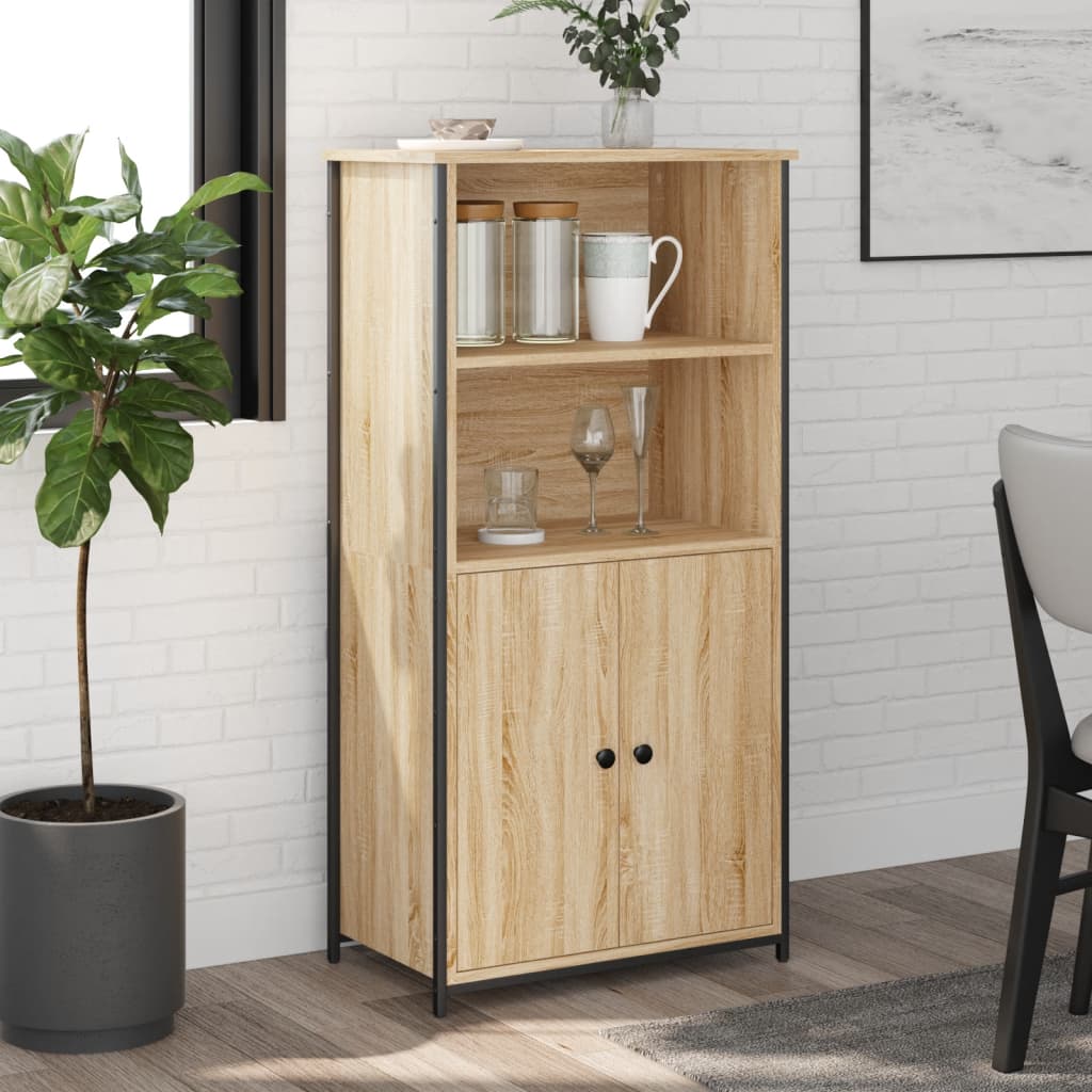 Highboard Engineered Wood Sonoma oak 121.5 cm 36 cm