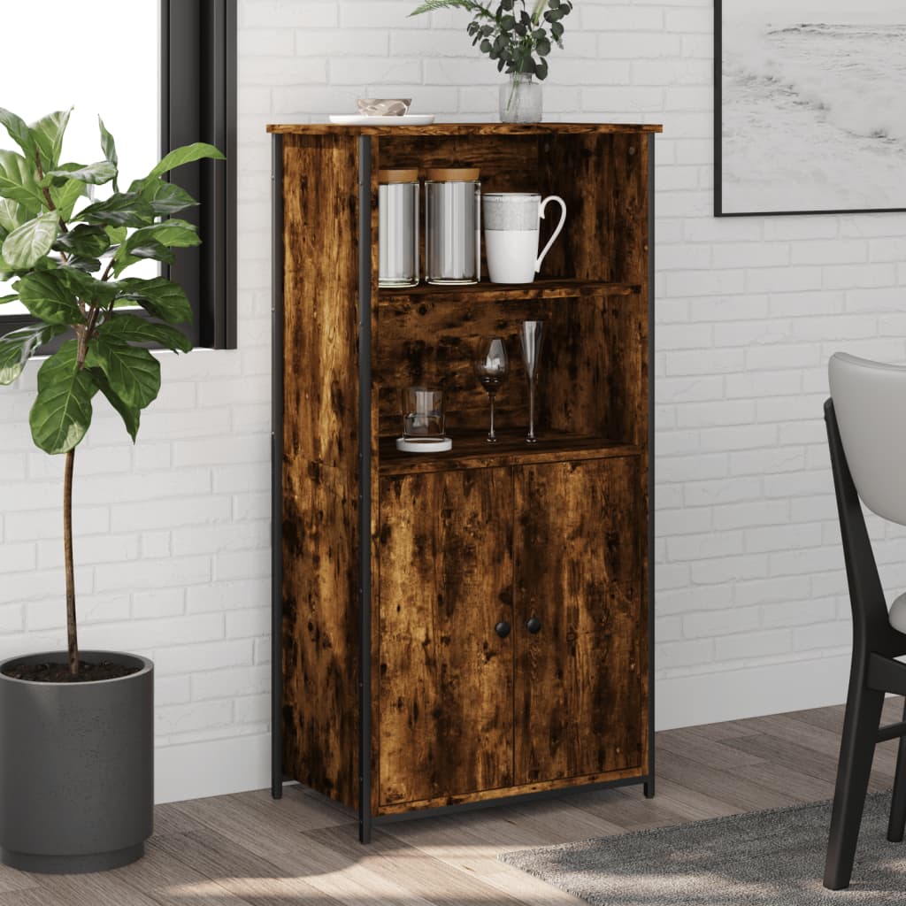 Highboard Engineered Wood Smoked oak 121.5 cm 36 cm