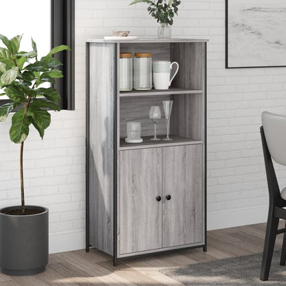 Highboard Engineered Wood Grey sonoma 121.5 cm 36 cm