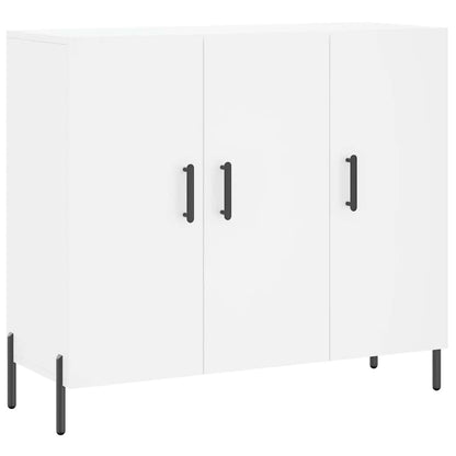 Sideboard 90x34x80 cm Engineered Wood White