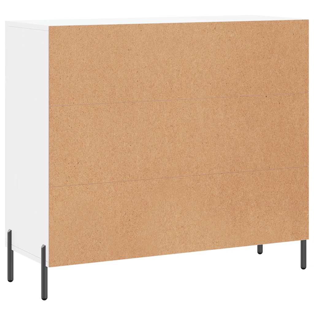 Sideboard 90x34x80 cm Engineered Wood White