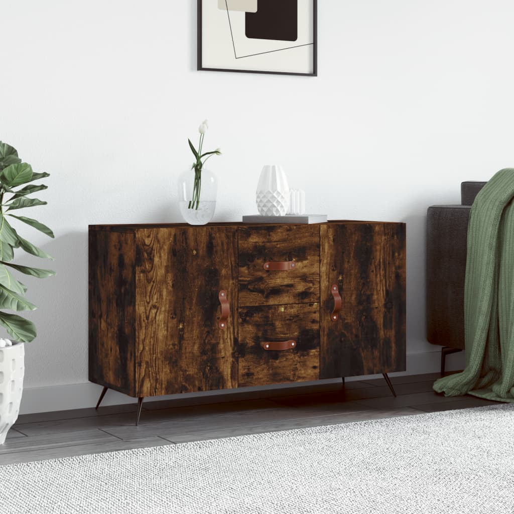 Sideboard 100x36x60 cm Engineered Wood Smoked oak