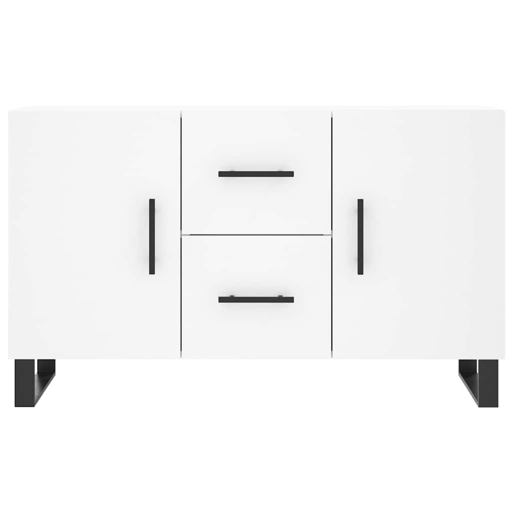 Sideboard 100x36x60 cm Engineered Wood White