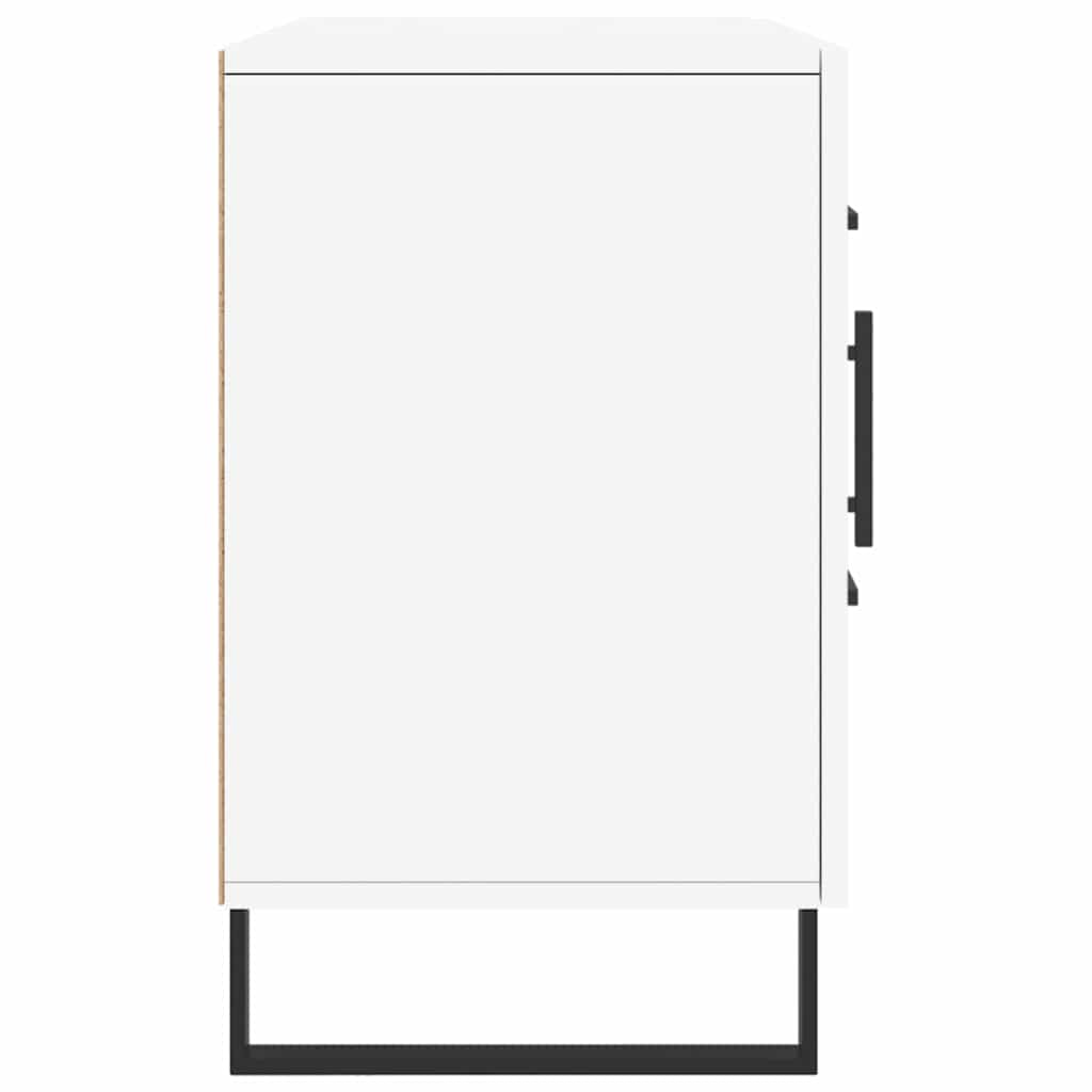 Sideboard 100x36x60 cm Engineered Wood White