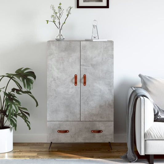 Highboard 69,5x31x115 cm Engineered Wood Concrete grey