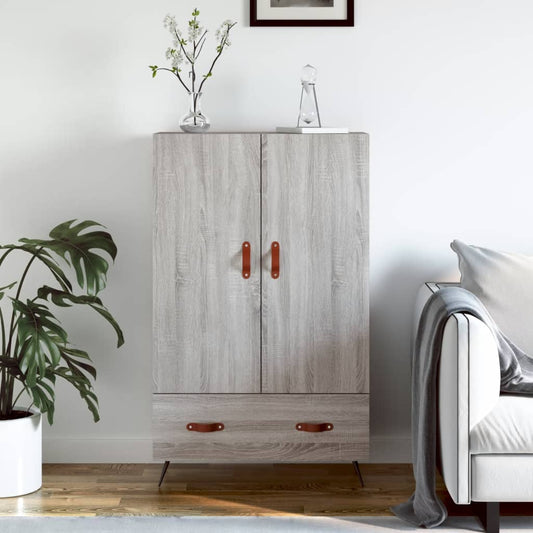 Highboard 69,5x31x115 cm Engineered Wood Grey sonoma