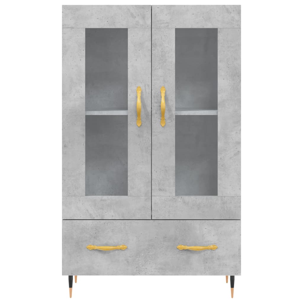 Highboard 69,5x31x115 cm Engineered Wood Concrete grey