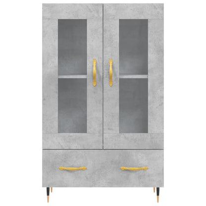 Highboard 69,5x31x115 cm Engineered Wood Concrete grey