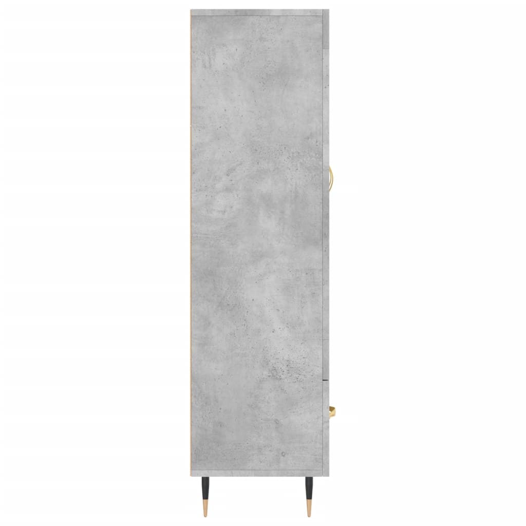 Highboard 69,5x31x115 cm Engineered Wood Concrete grey