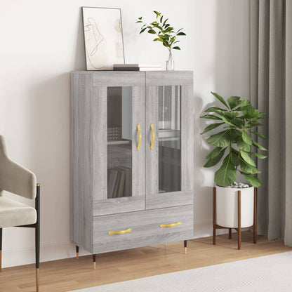 Highboard 69,5x31x115 cm Engineered Wood Grey sonoma