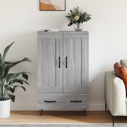 Highboard 69,5x31x115 cm Engineered Wood Grey sonoma
