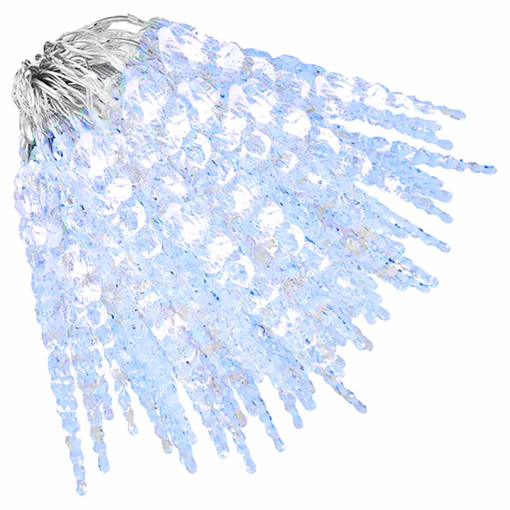 Christmas Icicle Light LEDs 20 m Acrylic PVC Cold white