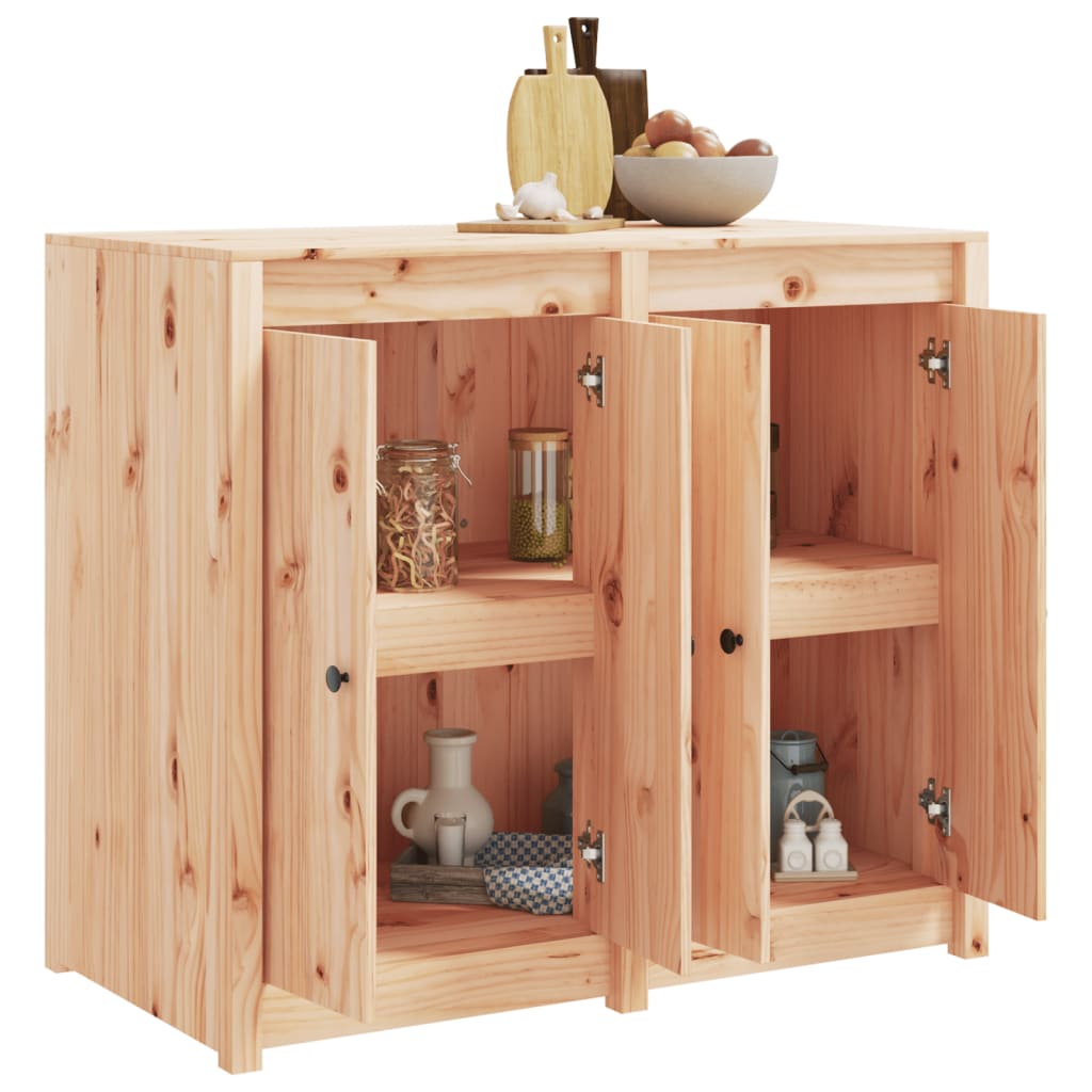 vidaXL Outdoor Kitchen Cabinet "MEPPEL" Solid Wood Pine 3