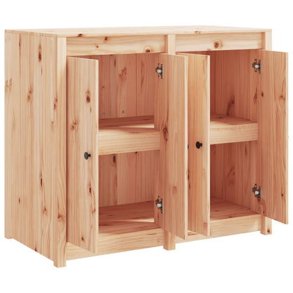Outdoor Kitchen Cabinet "MEPPEL" Solid Wood Pine Width 106 cm 4 doors