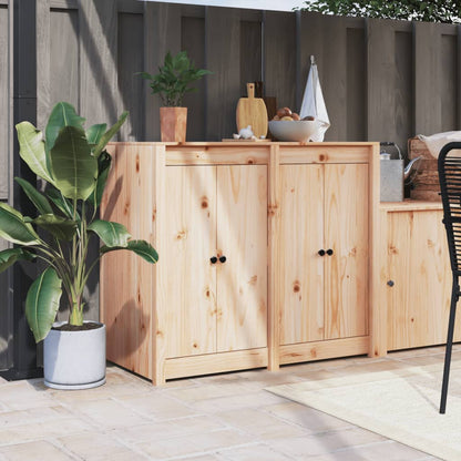 vidaXL Outdoor Kitchen Cabinet "MEPPEL" Solid Wood Pine 1