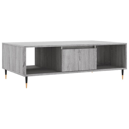 Coffee Table 104x60x35 cm Engineered Wood Grey sonoma