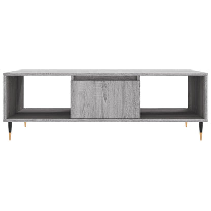 Coffee Table 104x60x35 cm Engineered Wood Grey sonoma