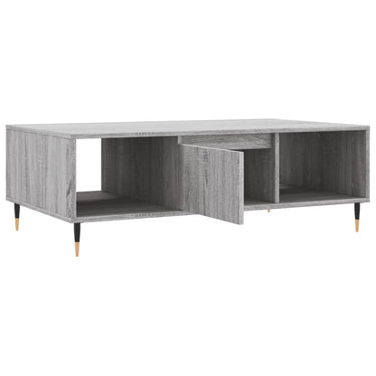 Coffee Table 104x60x35 cm Engineered Wood Grey sonoma