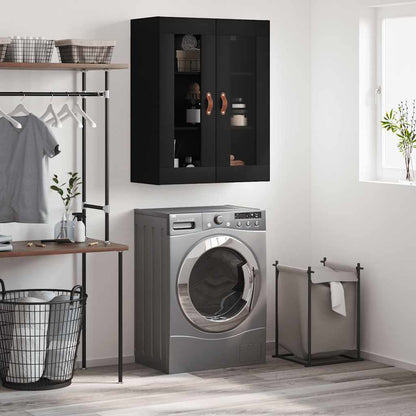 Wall Mounted Cabinet 69,5x34x90 cm Black