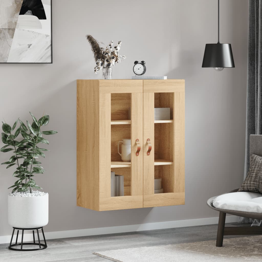 Wall Mounted Cabinet 69,5x34x90 cm Sonoma oak