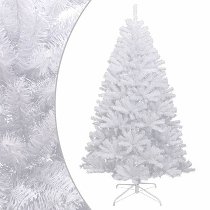 Artificial Hinged Christmas Tree with Flocked Snow White 120 cm