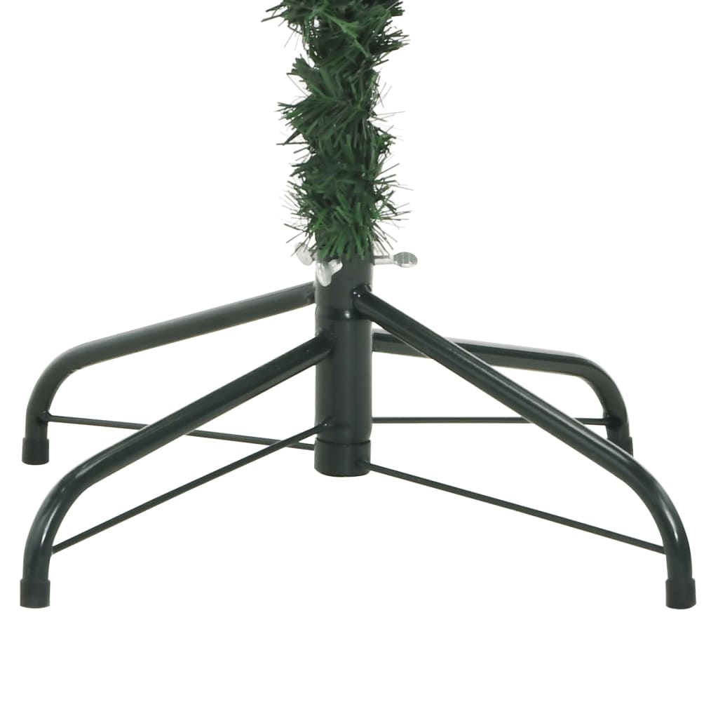 vidaXL Artificial Hinged Christmas Tree with Cones and Berries 240 cm 6