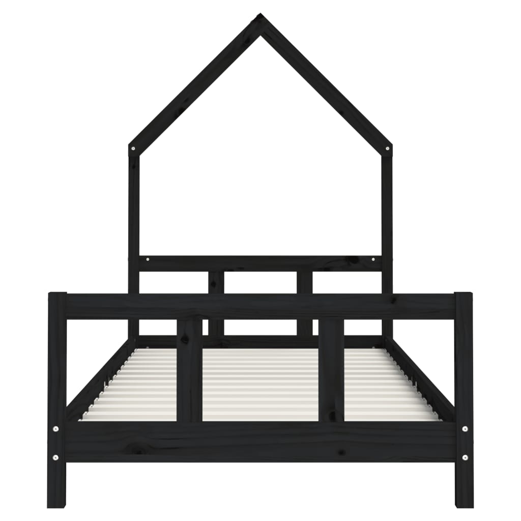 Kids Bed Frame Solid Wood Pine 90 cm 200 cm