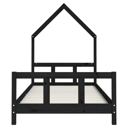 Kids Bed Frame Solid Wood Pine 90 cm 200 cm