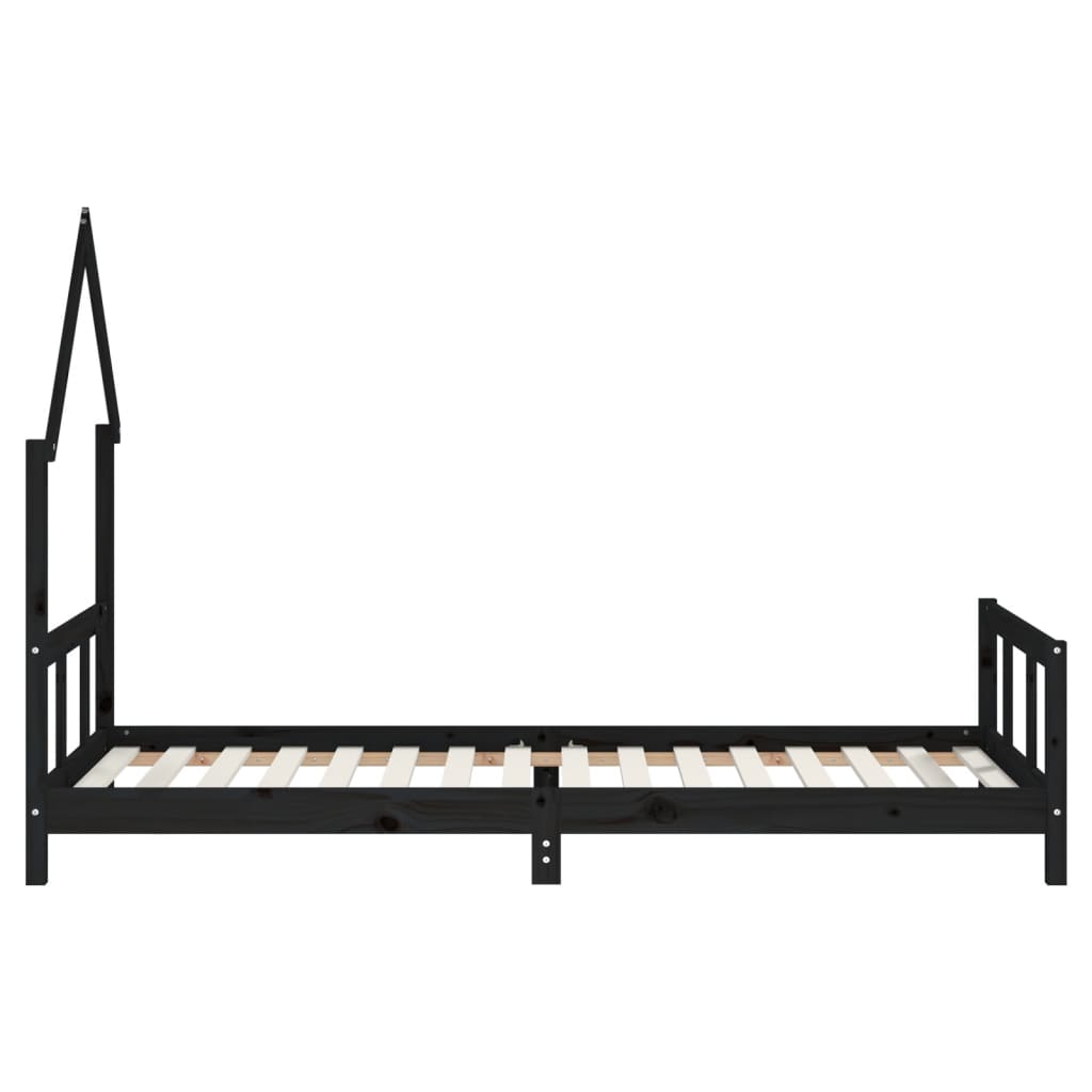 Kids Bed Frame Solid Wood Pine 90 cm 200 cm
