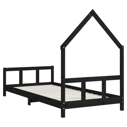 Kids Bed Frame Solid Wood Pine 90 cm 200 cm
