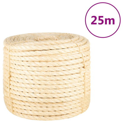 Rope 100% Sisal Length 25 m 14 mm