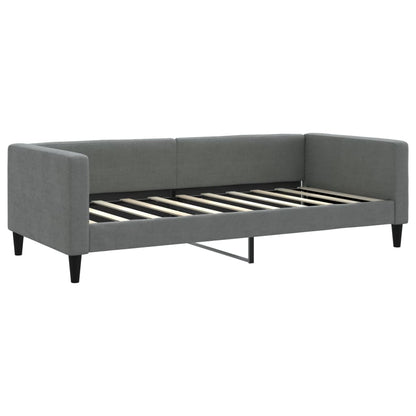 vidaXL Daybed with Trundle without Mattress Dark Grey 90x190 cm 6