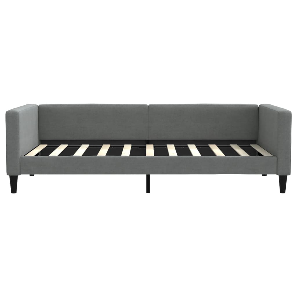 vidaXL Daybed with Trundle&Drawers without Mattress Dark Grey 90x190cm 5